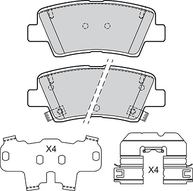 BRAKE PADS HYUNDAI TUCSON KIA SPORTAG RR